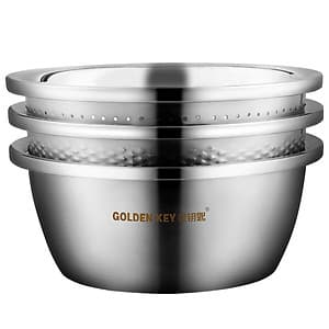 Rổ Inox Không Gỉ GOLDEN KEY 304 
