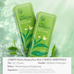  Bịch 15 Miếng Mặt Nạ Ngủ Trà Xanh Matcha Mud Mask Laikou