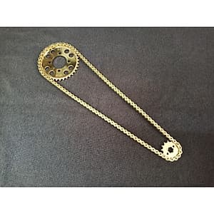 bộ sên nhong dĩa vàng dành cho xe máy 3 món