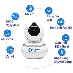 Camera Yoosee New model 2019 IP Wifi HD 720x1080 Pixel AI- AI 2019 - Bản Nâng Cấp- Siêu nét -Cảnh Báo Chuyển Động-Hàng Nhập khẩu