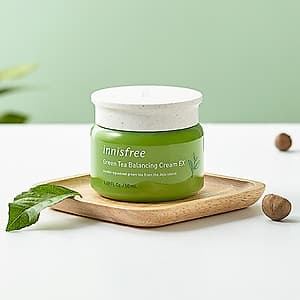 Kem Dưỡng Ẩm Từ Trà Xanh Đảo Jeju Innisfree Green Tea Balancing Cream EX 50ml