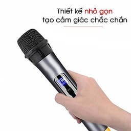 Micro karaoke không dây màn hình LCD Zansong V12 (hàng nhập khẩu)
