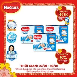 Combo 3 Gói Tã Dán Sơ Sinh Huggies NB74 (Dưới 5kg) - Gói 74 Miếng 