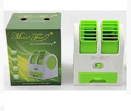 Quạt Điều Hòa Mini 2 Cửa Gió Có Ngăn Chứa Nước Đá Nhỏ