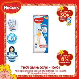 Tã Quần Huggies Dry Gói Đại XL42 (42 Miếng) - Bao Bì Mới