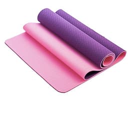 Thảm Tập Yoga ECO TPE 6mm 2 lớp (Tím Hồng) dòng cao cấp