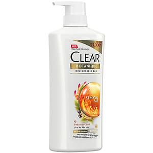 Dầu Gội Sạch Gàu Clear Botanique 9 Thảo Dược Quý (630g)