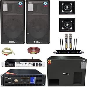 Bộ dàn sân khấu trong nhà ngoài trời KMF - 9800II BellPlus (hàng chính hãng) 