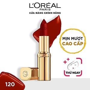 Son satin mịn mượt cao cấp L'Oreal Paris Color Riche Le Rouge 3.7g 