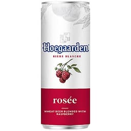Thùng 24 lon bia Hoegaarden Rosee (330ml/lon)
