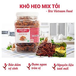 Khô Heo Mix Tỏi Thơm Ngon Cay Cay TeTe Food 500 gram
