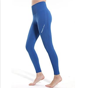 Quần legging nữ CLEACCO  tập gym, quần yoga chất vải Dệt thoáng mát , co giãn 4 chiều 