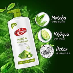 Sữa tắm Detox Lifebuoy - Matcha & Khổ Qua (850g)