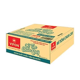 Thùng 30 Mì VIFON Tôm Chua Cay (60gr/ Gói)
