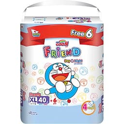 Tã Quần Goon Friend Doremon Gói Cực Đại XL40 (40 Miếng) + Tặng Thêm 6 Miếng Tiết Kiệm Hơn