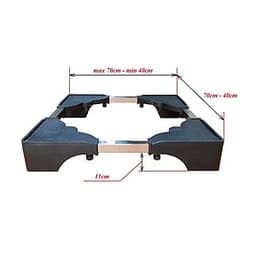 Chân đế máy giặt tủ lạnh inox lõi bê tông nặng 5kg chống rung lắc