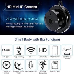 Camera ip wifi mini V380 Pro Treo tường -  Đàm thoại 2 chiều