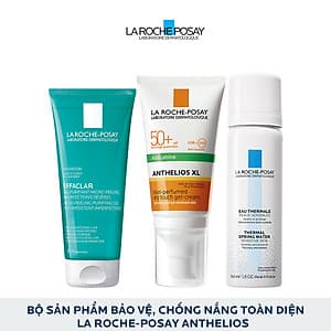 Bộ sản phẩm bảo vệ, chống nắng toàn diện La Roche-Posay Anthelios