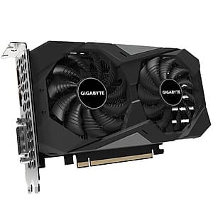 Card đồ họa VGA GIGABYTE GeForce GTX 1650 D6 WINDFORCE 4G GDDR6 1‎28 bit - Hàng Chính Hãng