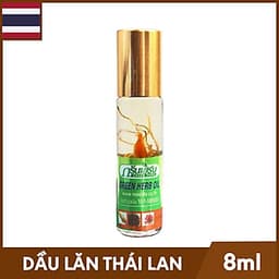 Dầu Lăn Thái Lan Thảo Mộc Green Herb Oil - 8ml 