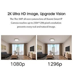 Camera An Ninh Thông Minh Xiaomi Mijia PTZ 2K 3MP Nhìn Được Ban Đêm Toàn Cảnh