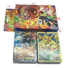 Bộ Thẻ Bài Pokemon 100 Pc EX  GX Box Trading Card Game TCG Sưu Tập Đối Kháng Đẹp Đọc Đáo