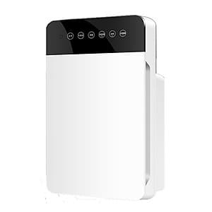 Máy lọc không khí XSQ-KJ-01 có màn hình hiển thị trừ khử các mùi hăng mùi hôi nhanh chóng chế độ tự động tạo ion lọc không khí hiệu quả lọc sâu PM 2.5 thích hợp cho mọi gia đình - Hàng nhập khẩu