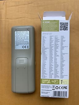 Điều khiển ( remote ) điều hòa đa năng 1000 in 1 nắp trượt cao cấp