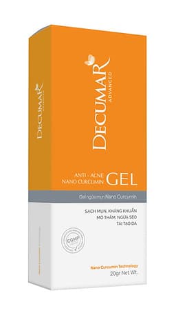Gel ngừa mụn viêm thâm đầu đen  Decumar Advanced 20 gr hoàn toàn mới