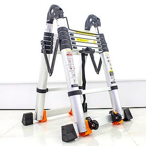 Thang Nhôm Rút Chữ A Sumika SK380D - Chữ A cao 1.9m, chữ I cao 3.8m, tải trọng 300kg