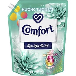 Nước Xả Làm Mềm Vải Comfort Chăm Sóc Chuyên Sâu Ngăn Ngừa Mùi Hôi Hương Tươi Mát túi 3.8L