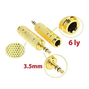 Đầu Jack chuyển đổi âm thanh từ cổng 6 ly sang 3.5