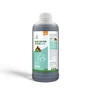 Nước rửa chén tự nhiên chiết xuất từ trái Bồ Hòn và tinh dầu Bạc Hà Nguyên Chất 1500ml JULYHOUSE khử mùi tanh
