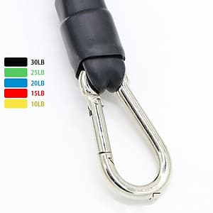 Bộ Dây Đàn Hồi Ngũ Sắc Tập Gym Đa Năng  YESURE 11 món, gọn nhẹ có thể mang đi lại bất kỳ nơi đâu, không bị gò bó về không gian và thời gian - tặng kèm túi đựng và  hướng dẫn