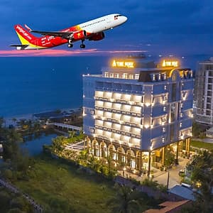 [Combo Tết Âm Lịch] 3N2Đ The May Beach Hotel 3* Phú Quốc + Vé Máy Bay Từ HCM, Bữa Sáng, Hồ Bơi, Bãi Biển Riêng Dành Cho 01 Người, Khởi Hành Mùng 2, 3, 4 Tết