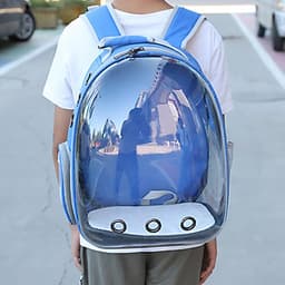 Balo Phi Hành Gia trong suốt cho chó mèo (giao màu ngẫu nhiên)