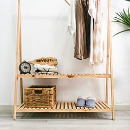 Giá Treo Quần Áo Gỗ 2 Tầng Size L A Hanger 2FL Nội Thất Kiểu Hàn BEYOURs - Gỗ Tự Nhiên