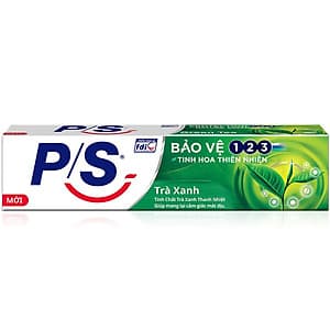 Kem Đánh Răng P/S Bảo Vệ 123 Trà Xanh (190g)