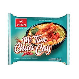 Thùng 30 Mì VIFON Tôm Chua Cay (60gr/ Gói)