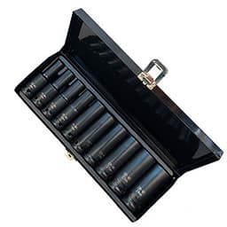10Pcs Wind Sleeve Pneumatic Sleeve 1/2 Auto Repair Tool Set Iron Box Sleeve