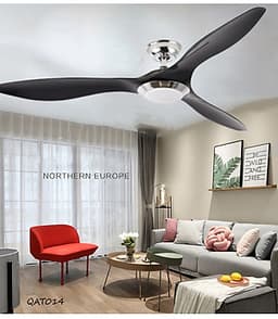 Quạt trần đèn trang trí 3 cánh nhựa cao cấp QAT014 – Lựa chọn hoàn hảo cho một ngôi nhà hiện đại