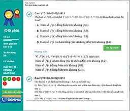 Khóa học GIẢI TÍCH 12 - CƠ BẢN + NÂNG CAO thầy CAO PHI - 09 tháng