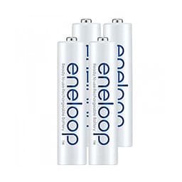 Pin sạc AAA Eneloop 750mAh HRM03 vỉ 4 Viên - phiên bản nội địa box Nhật (Trắng) - Hàng nhập khẩu