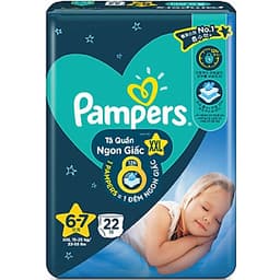 Tã quần Pampers ngủ ngon XXL22