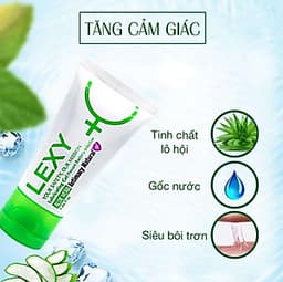 Gel Bôi Trơn Lexy Aloe (Đức) Tinh Chất Thiên Nhiên Lô Hội ( 50ml ) (Đức)