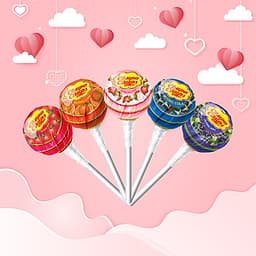 Kẹo Mút Chupa Chups Hương Trái Cây Bó Hoa (19 Que x 10g)