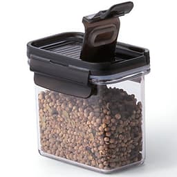 Hộp Đựng Gia Vị Lock&Lock Modular HTE571S6 6 Chiếc (3 Chiếc 180ml Và 3 Chiếc 250ml) + Giá Gỗ