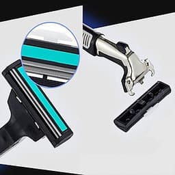 DAO CẠO RÂU 36 LƯỠI tặng kèm 1 dao cạo + 1 tuýp kem cạo râu