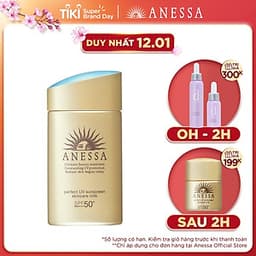 Kem chống nắng dưỡng da dạng sữa bảo vệ hoàn hảo Anessa Perfect UV Sunscreen Skincare Milk SPF 50+ PA++++ 60ml