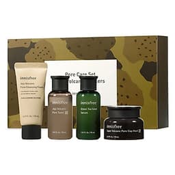 (Phiên bản giới hạn) Bộ sản phẩm chăm sóc da và se khít lỗ chân lông Innisfree Pore Care Set with Volcanic Clusters